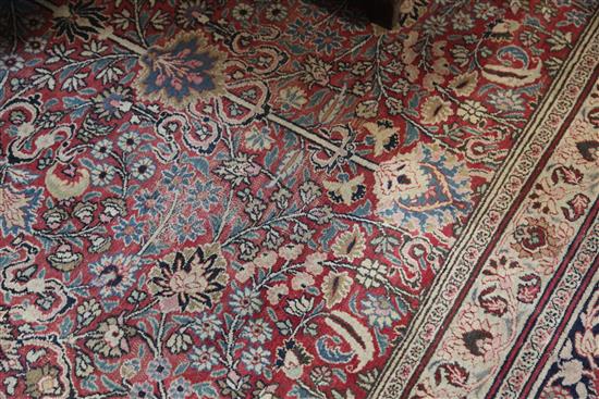 A Kirman carpet, 19ft x 15ft 6in.